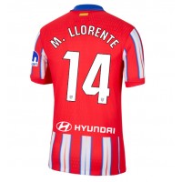 Dres Atletico Madrid Marcos Llorente #14 Domáci 2024-25 Krátky Rukáv